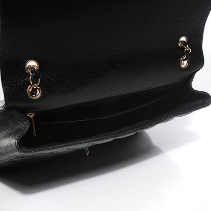 Chanel Caviar Quilted Maxi Single Flap Black 6 of 8
