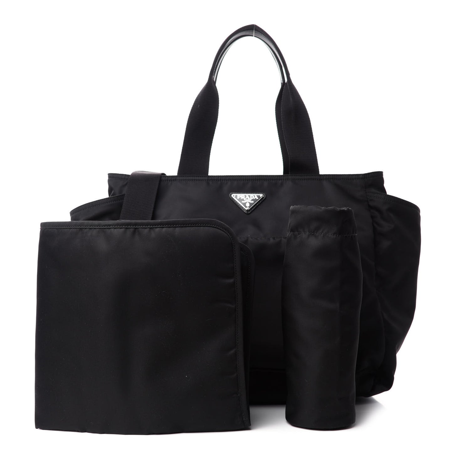 Nylon Vela Baby Bag Black