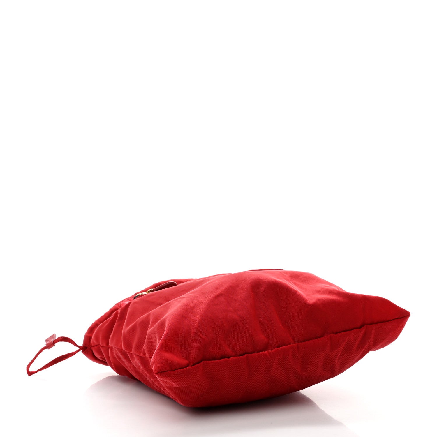 Prada Nylon Vela Reversible Travel Pouch Black Rosso 6 of 9