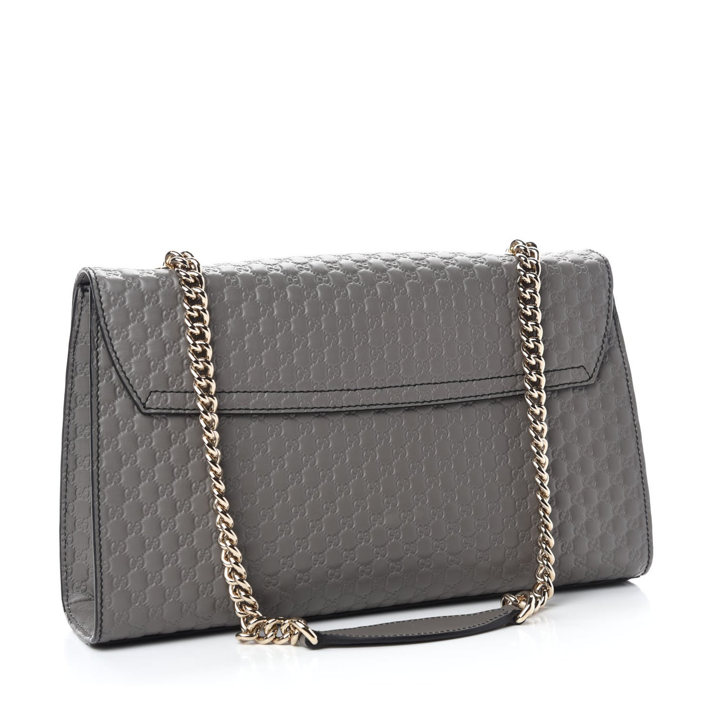 Soft Microguccissima Medium Emily Chain Shoulder Bag Loess