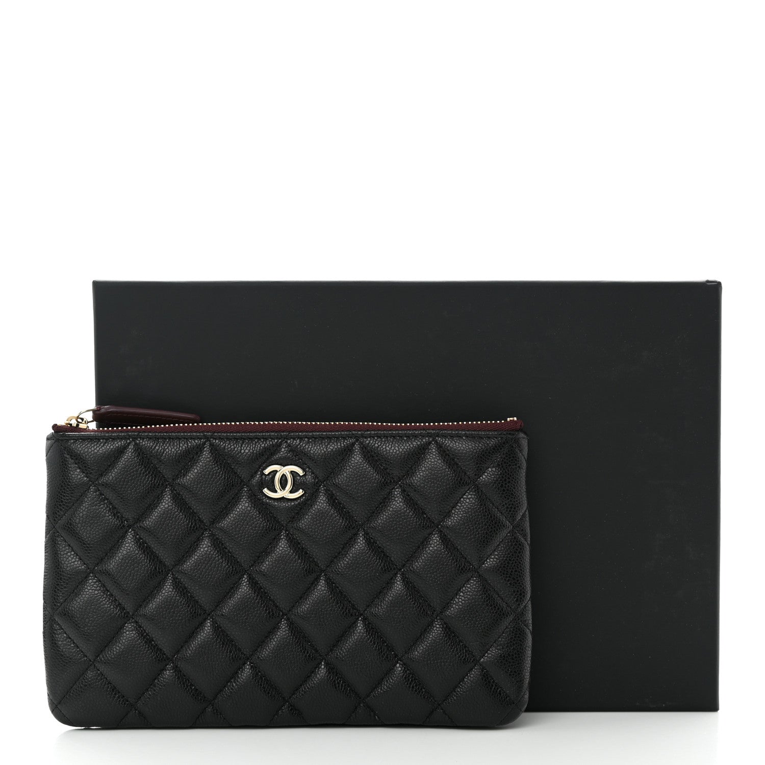 Chanel Caviar Quilted Cosmetic Case Black 8 of 8