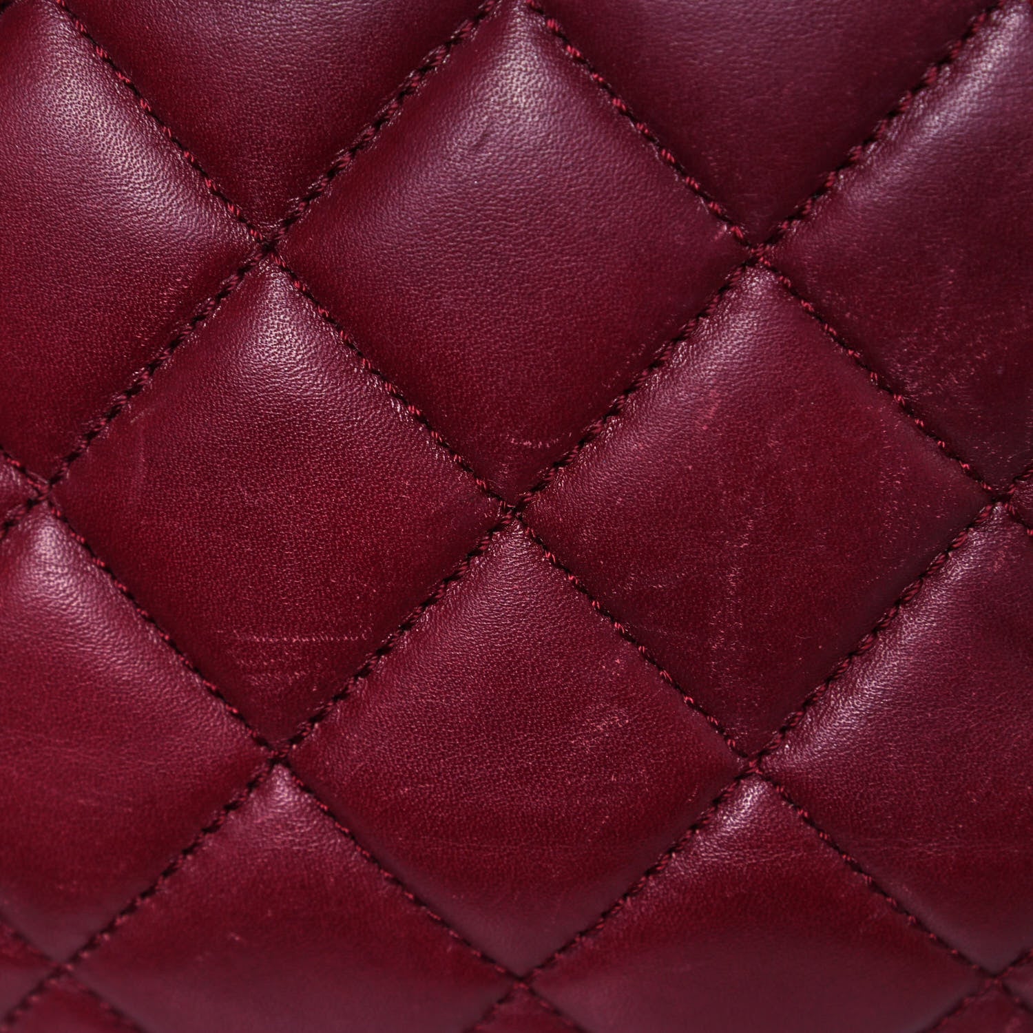 Chanel Glazed Calfskin Quilted Large Perfect Edge Flap Red 16 of 25