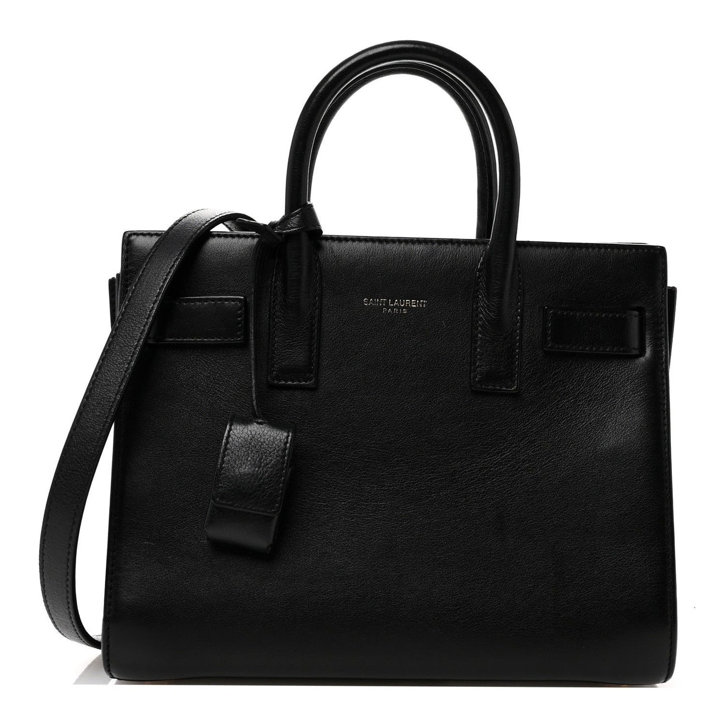 Calfskin Nano Sac De Jour Black