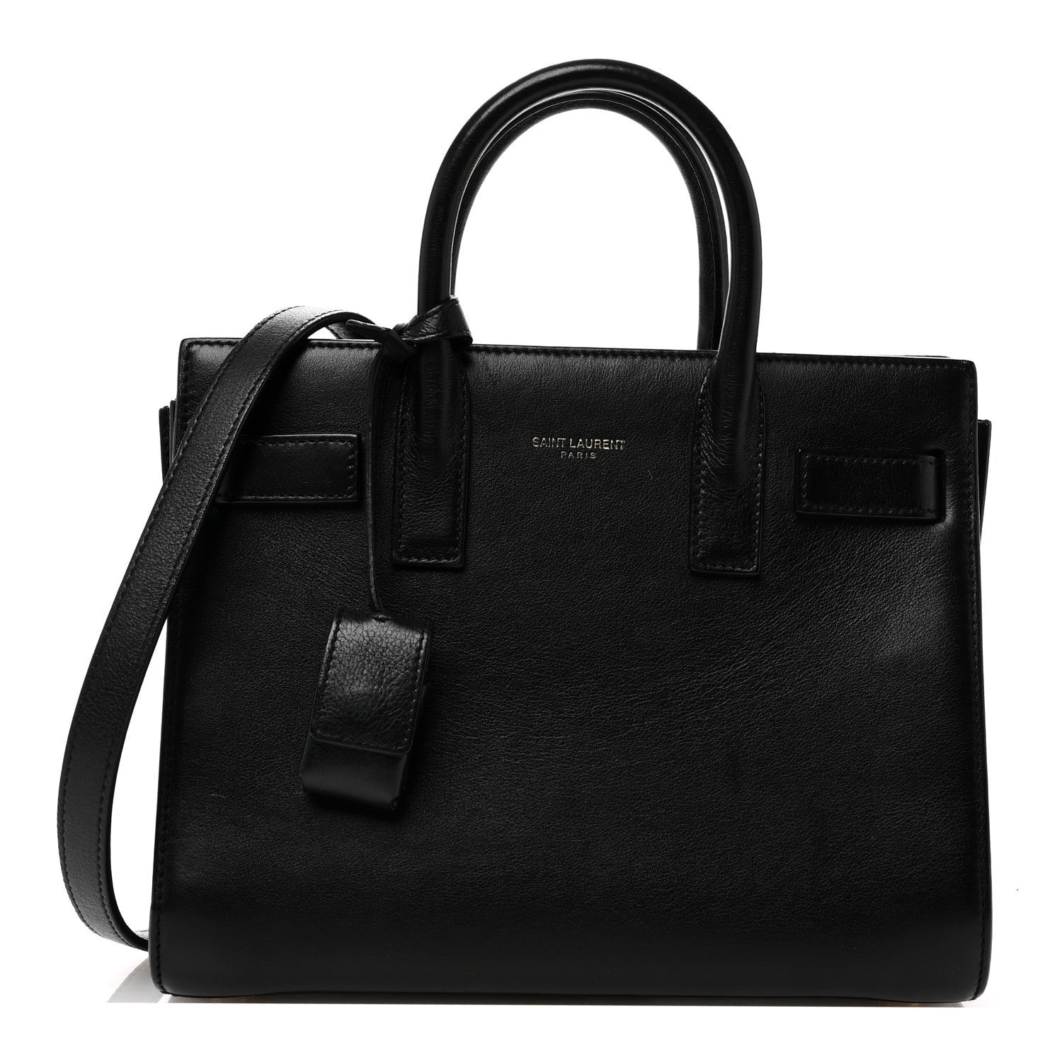Saint Laurent Calfskin Nano Sac De Jour Black 1 of 7
