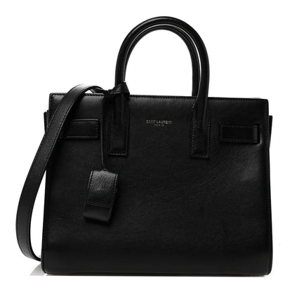 Saint Laurent Calfskin Nano Sac De Jour Black 1 of 7