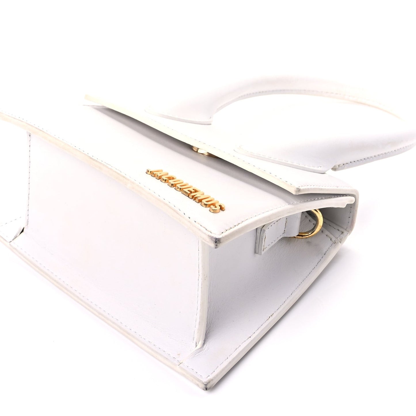 Smooth Calfskin Le Chiquito Moyen  White