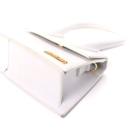 Jacquemus Smooth Calfskin Le Chiquito Moyen  White 7 of 8