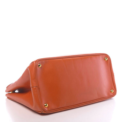 Prada Saffiano Lux Large Tote Papaya 4 of 17