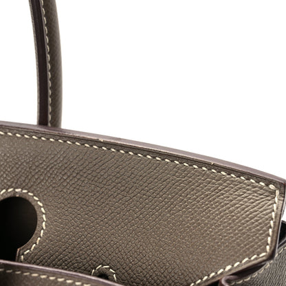 Hermes Epsom Birkin 30 Etoupe 10 of 13