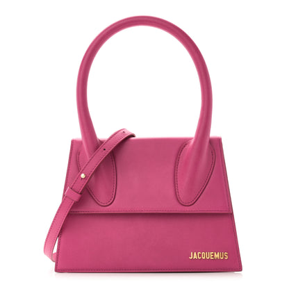 Jacquemus Smooth Calfskin Le Grand Chiquito Dark Pink 1 of 9