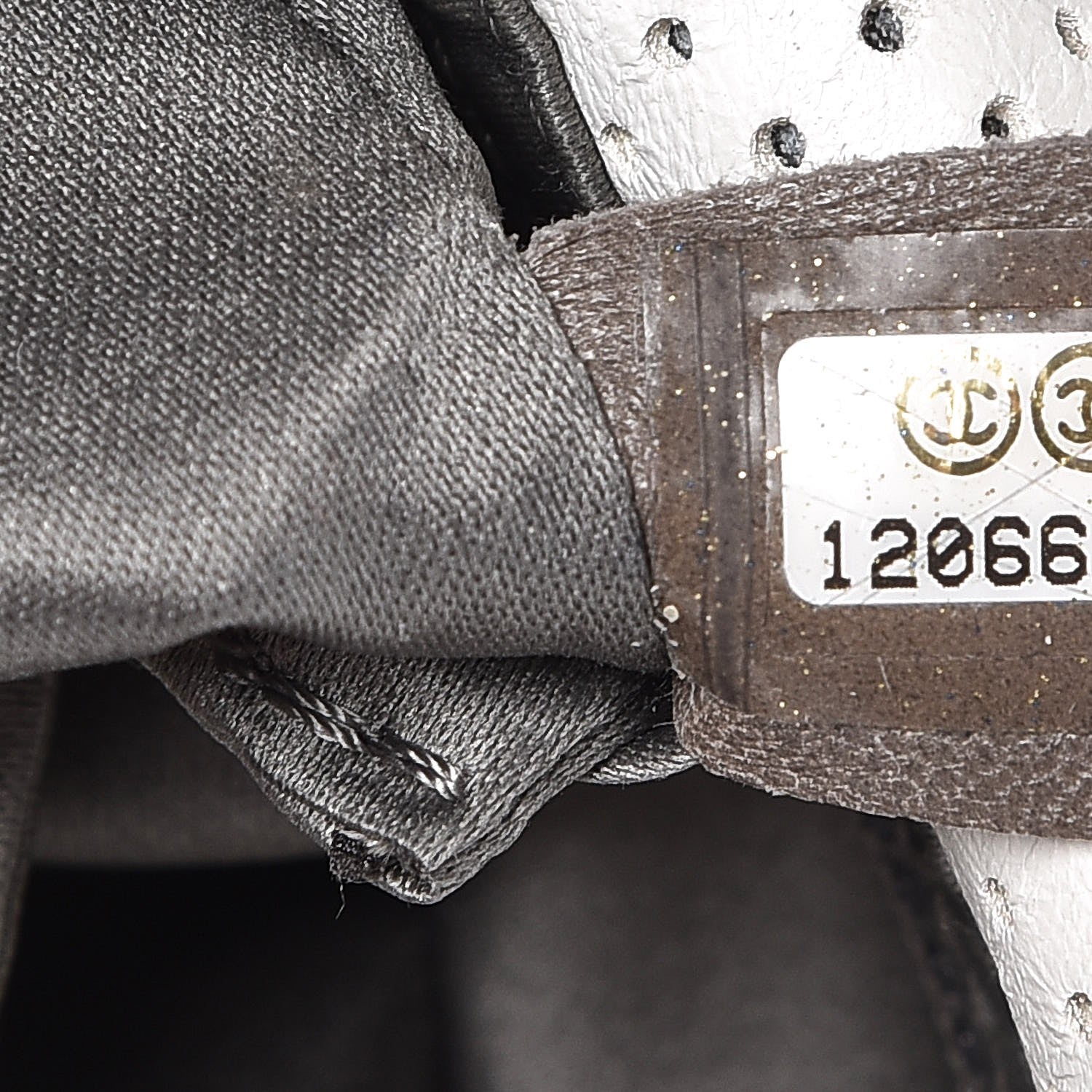 Chanel Lambskin Perforated Drill Flap White 7 of 8