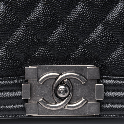 Chanel Caviar Quilted Small Boy Flap Black 16 of 17