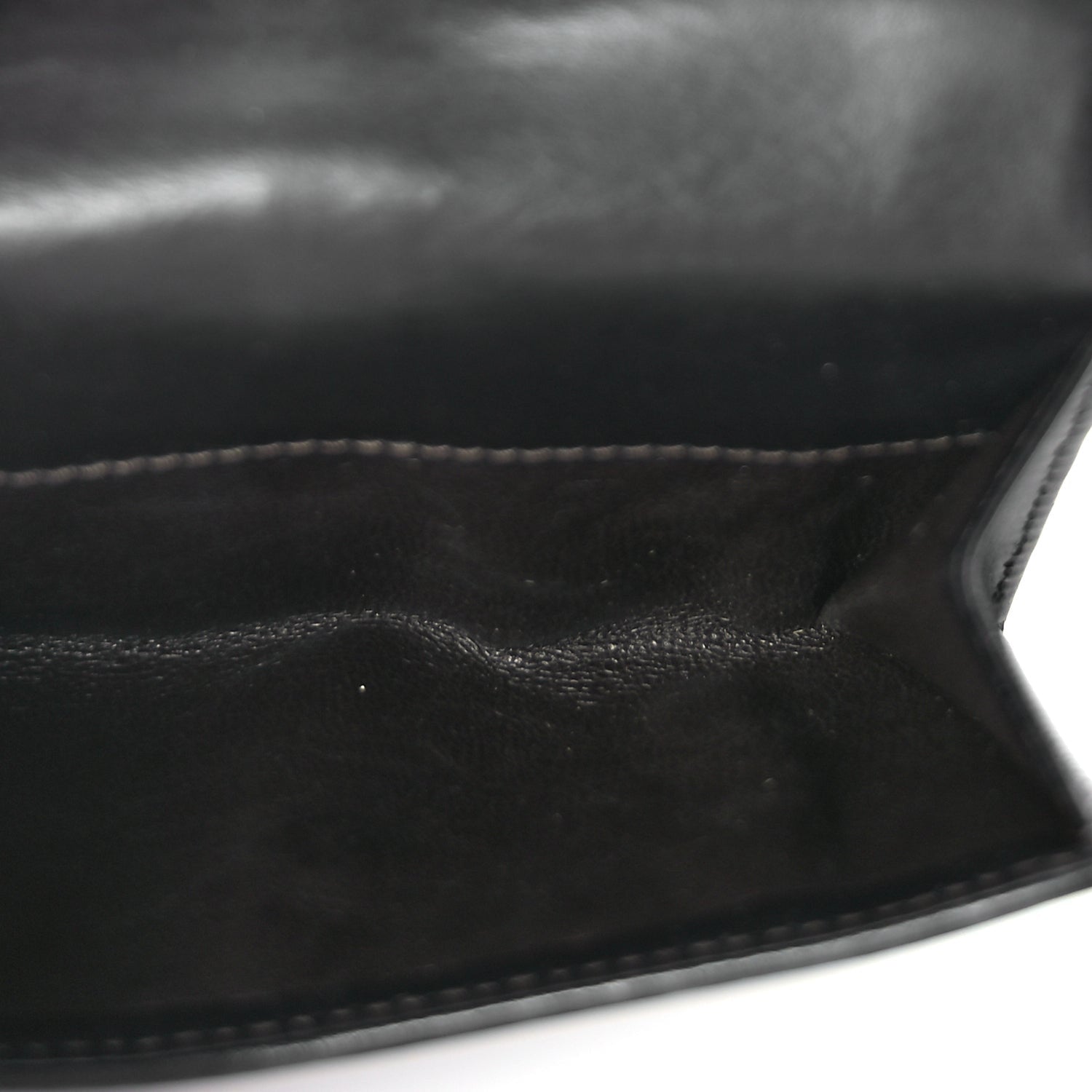 Gucci Monogram Piston Lock Compact Wallet Dark Brown 6 of 8