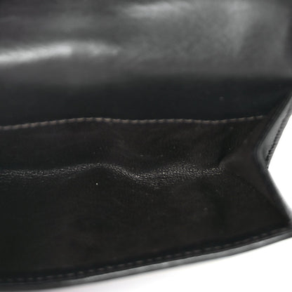 Gucci Monogram Piston Lock Compact Wallet Dark Brown 6 of 8