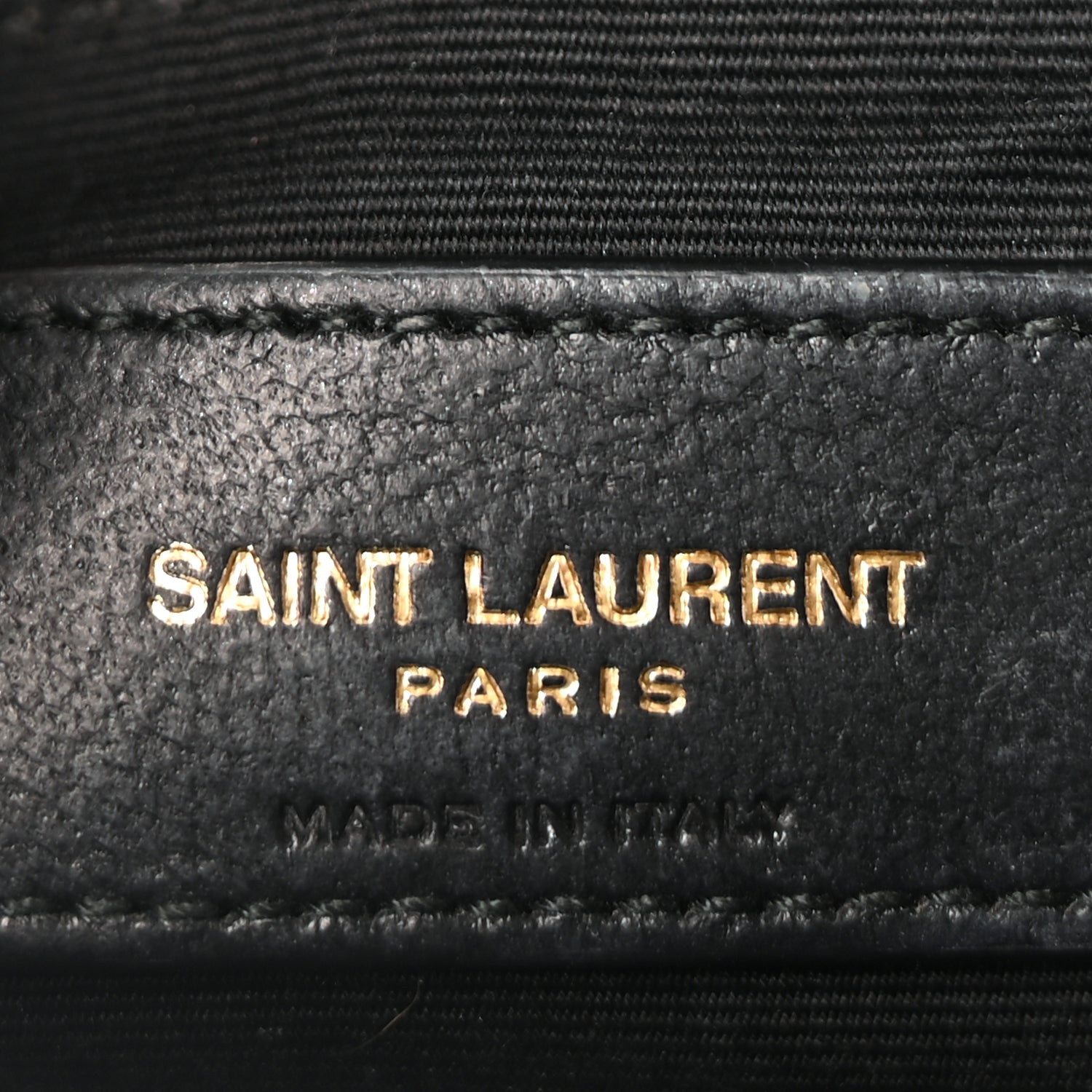 Saint Laurent Calfskin Matelasse Monogram Lou Camera Bag  Black 5 of 8