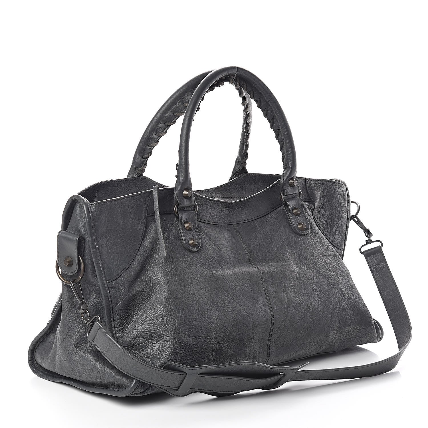 Balenciaga Agneau Classic Hardware Part Time Gris Tarmac 3 of 13