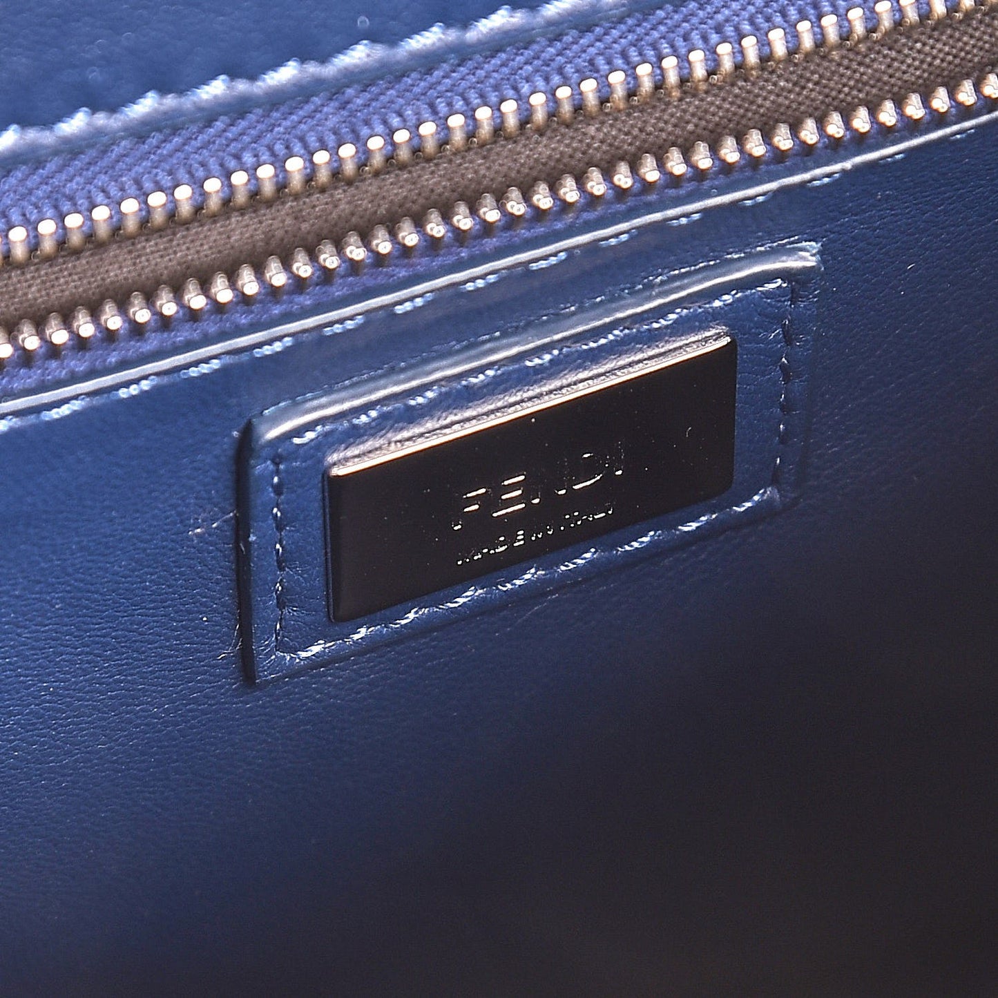 Nappa Mini Peekaboo Iconic Satchel True Blue