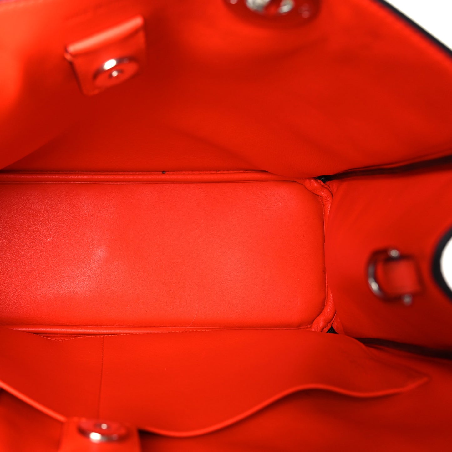 Smooth Calfskin Medium Tri-Color Diorissimo Tote Pink Fuchsia Orange
