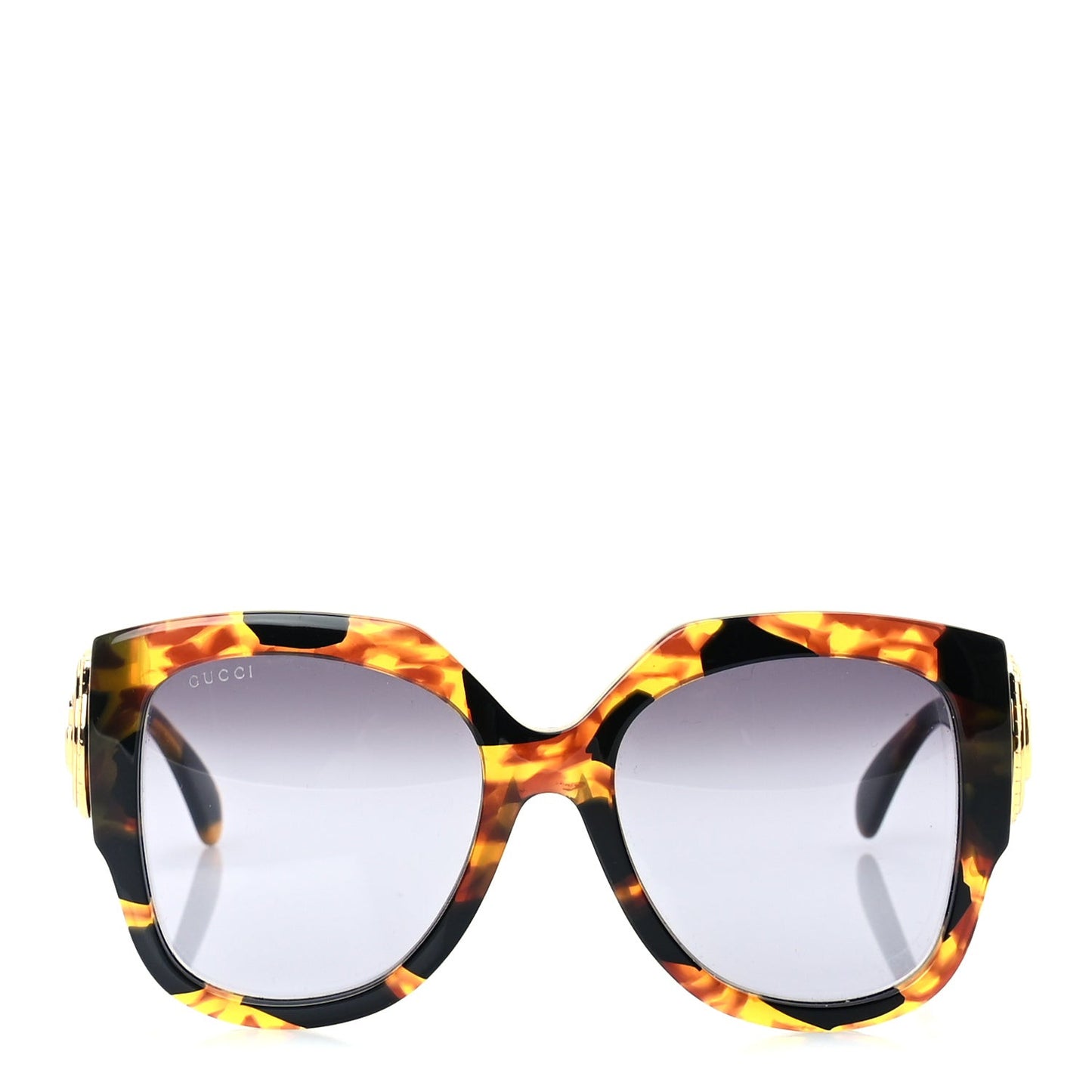 Acetate Square Frame Sunglasses GG1407S  Tortoiseshell