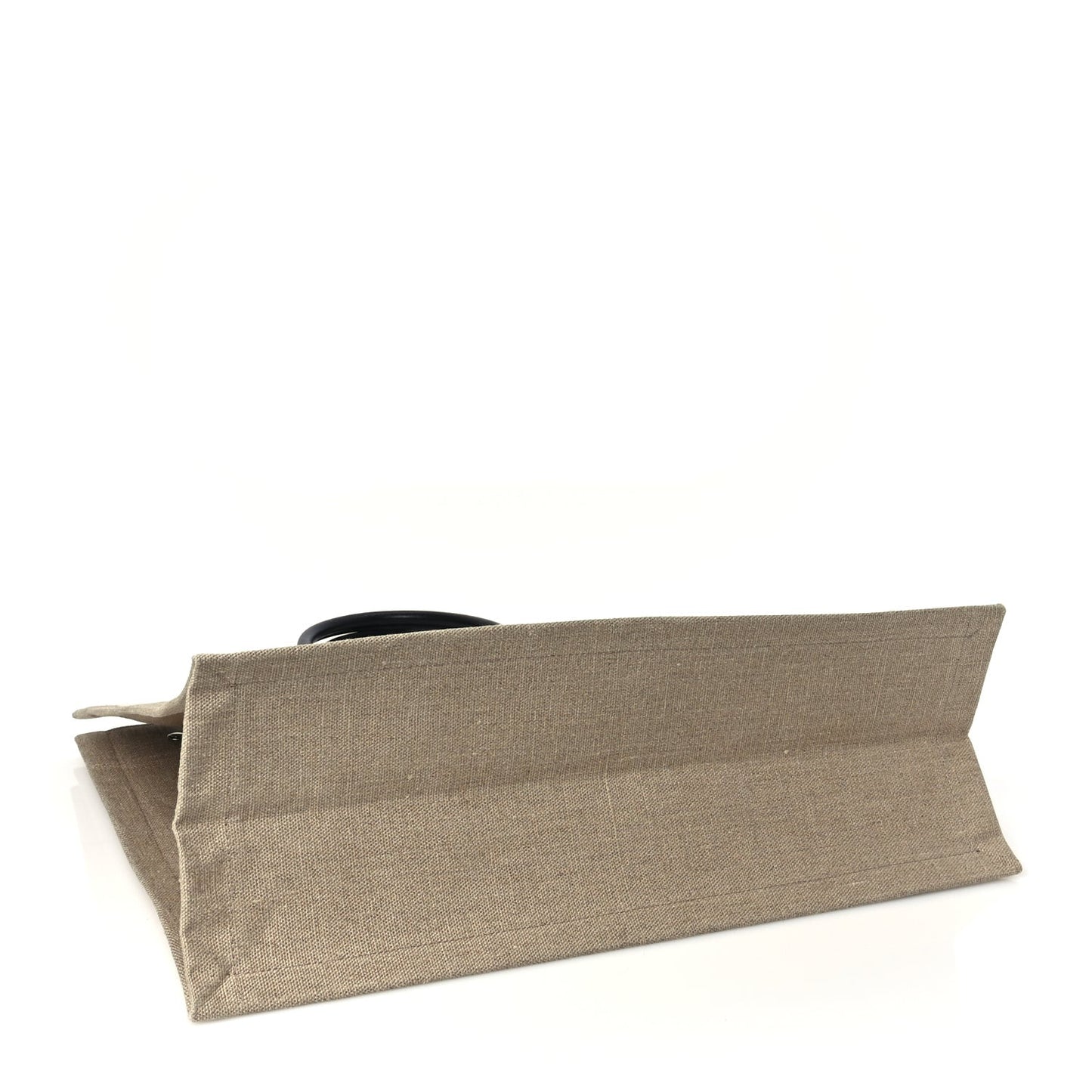 Linen Calfskin Rive Gauche Tote Optic White