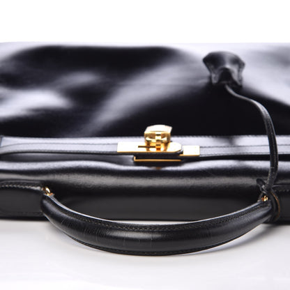 Hermes Box Kelly Retourne 32 Black 27 of 49