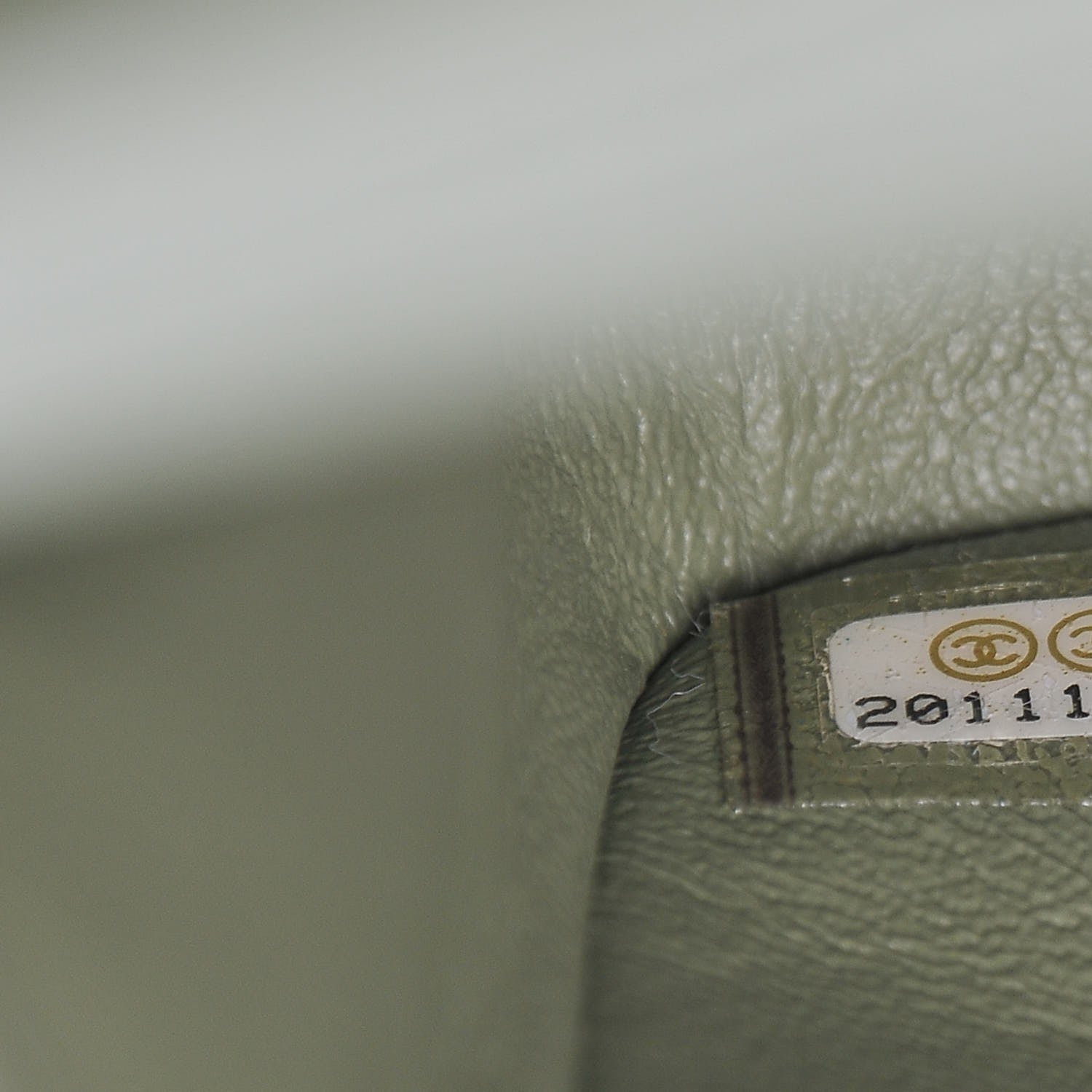 Chanel Lambskin Quilted Medium Double Flap Green 8 of 12