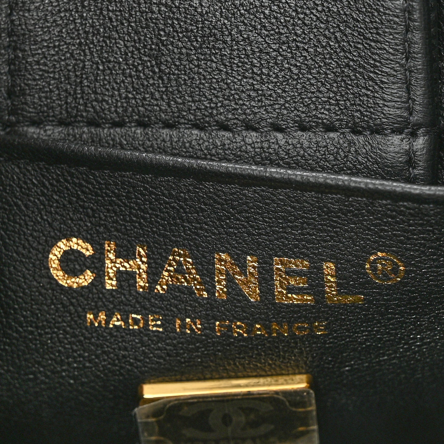 Caviar Quilted Mini Bucket Bag Black