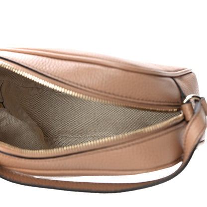 Gucci Pebbled Calfskin Small Soho Disco Bag Camelia 5 of 10