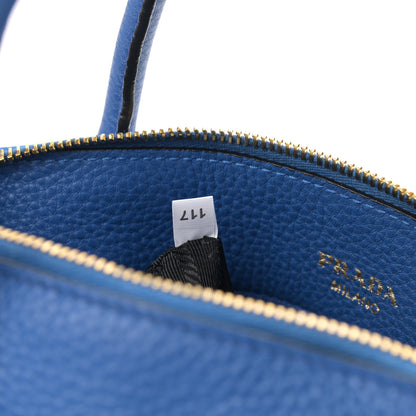 Prada Vitello Daino Tote Azzurro 10 of 11