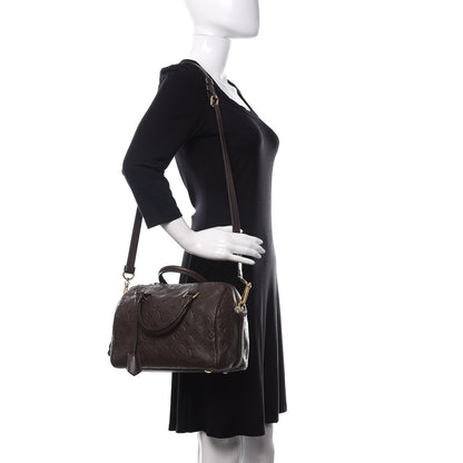 Louis Vuitton Empreinte Speedy Bandouliere 25 Chocolate 2 of 10