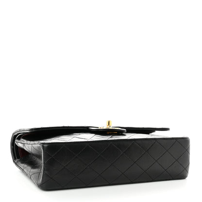 Chanel Lambskin Quilted Medium Double Flap Black 3 of 9