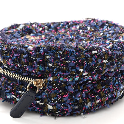 Chanel Tweed Round Clutch With Chain Multicolor 9 of 11