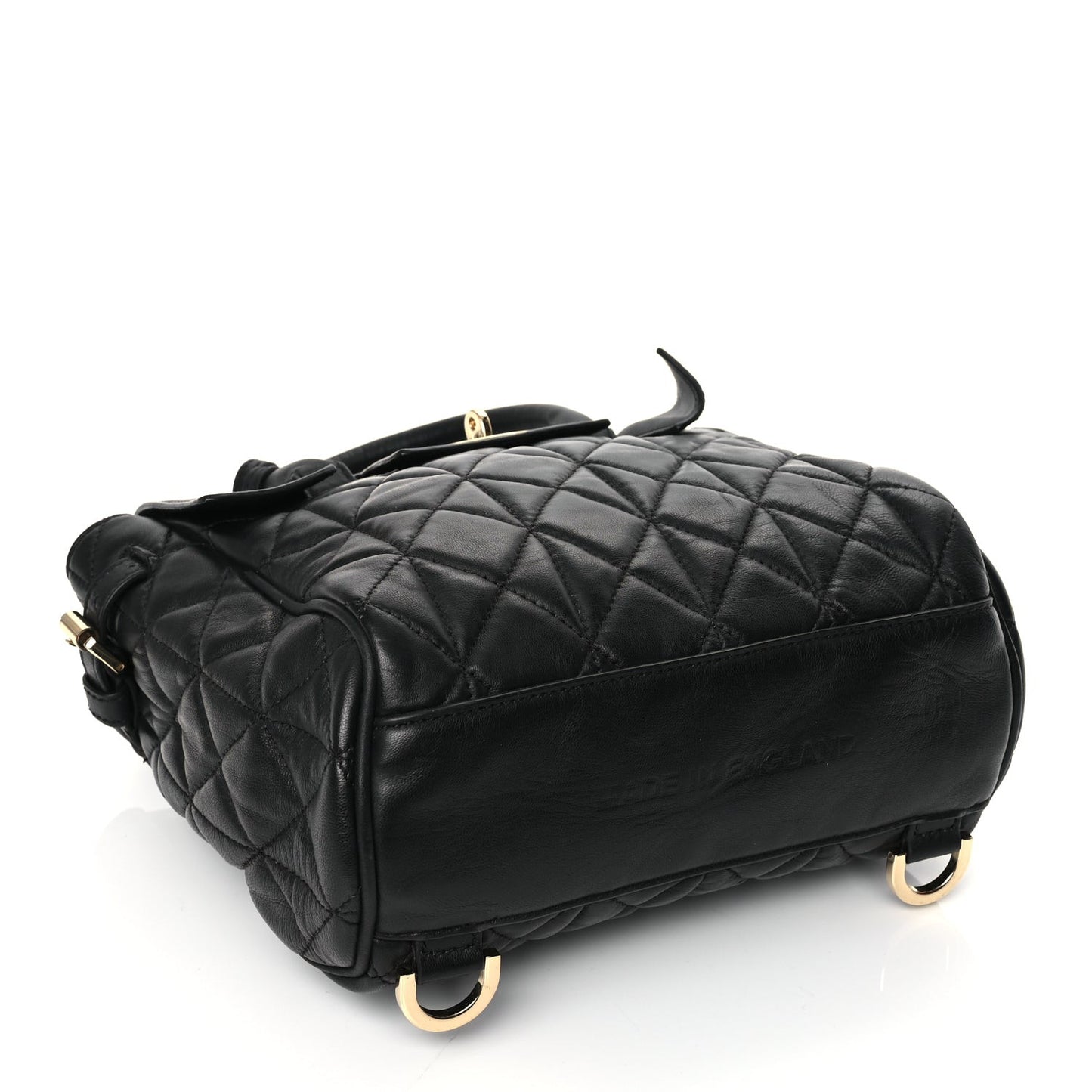Nappa Quilted Mini Cara Delevingne Convertible Bag Black