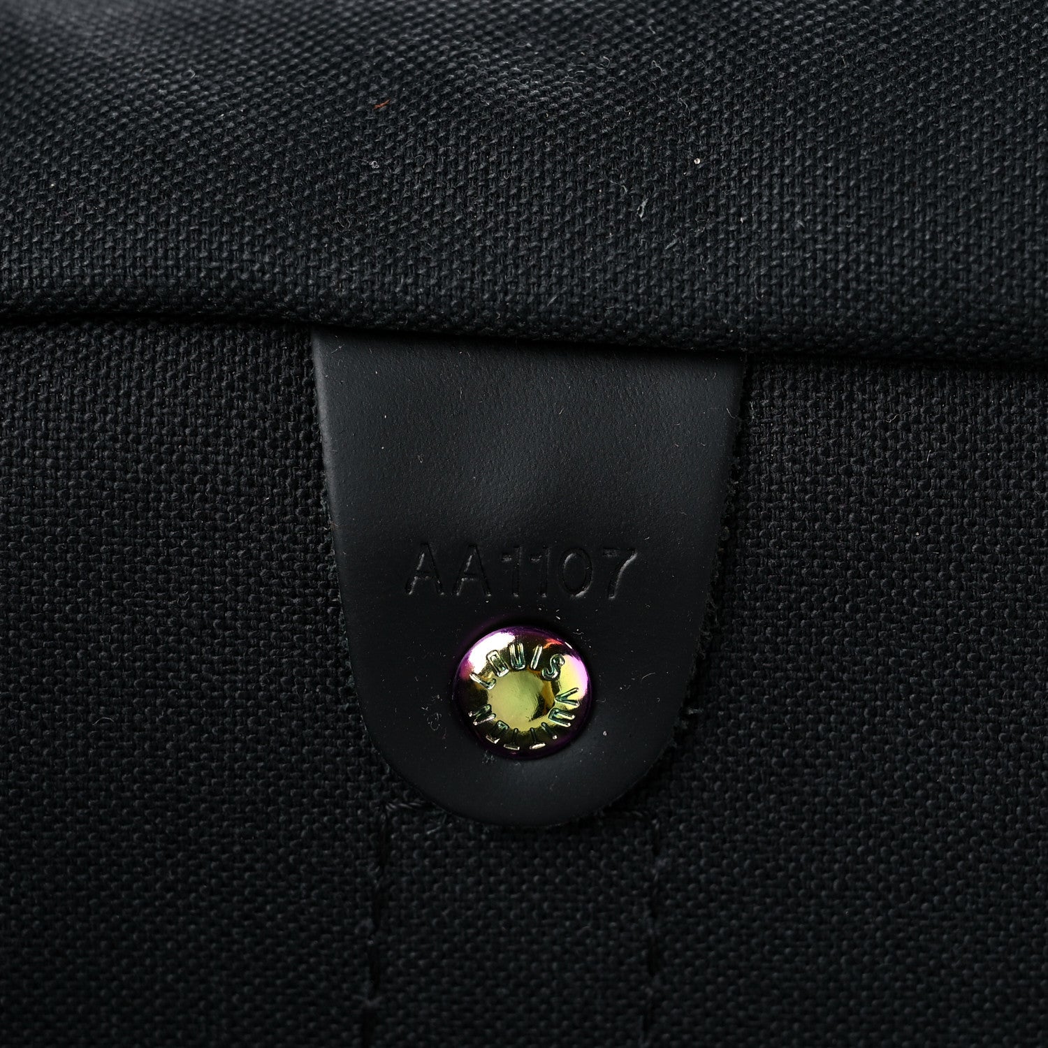 Louis Vuitton X FUJIWARA Monogram Eclipse Flash Fragment Keepall Bandouliere 55 7 of 32