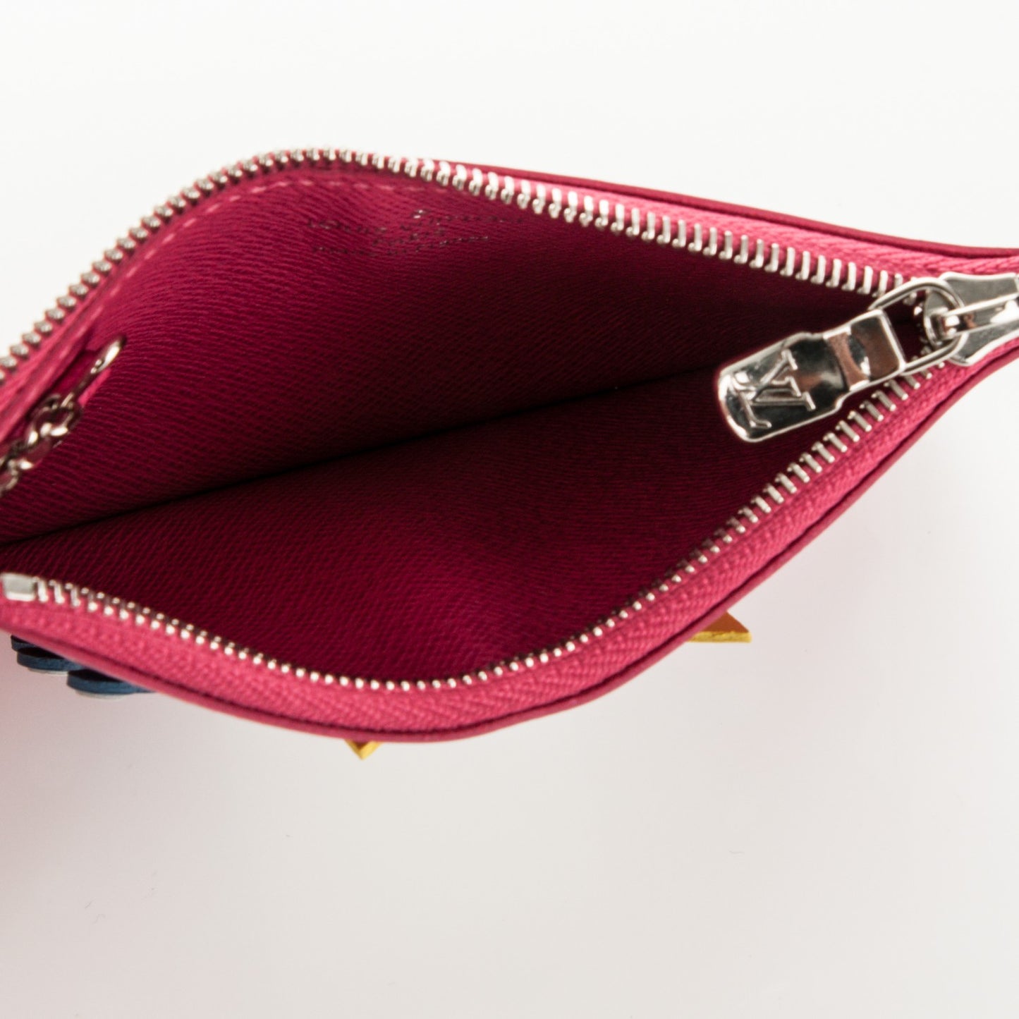 Epi Tribal Mask Key Pouch Pivoine