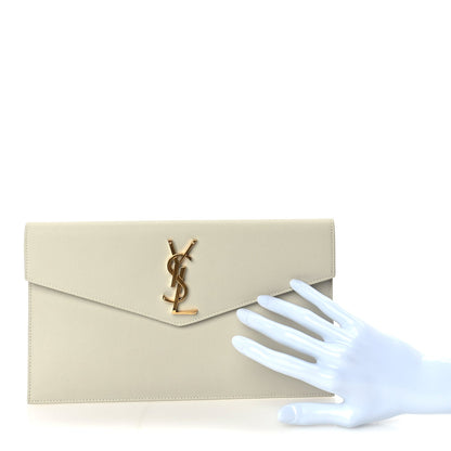 Saint Laurent Grain De Poudre Uptown Pouch Crema Soft 2 of 7