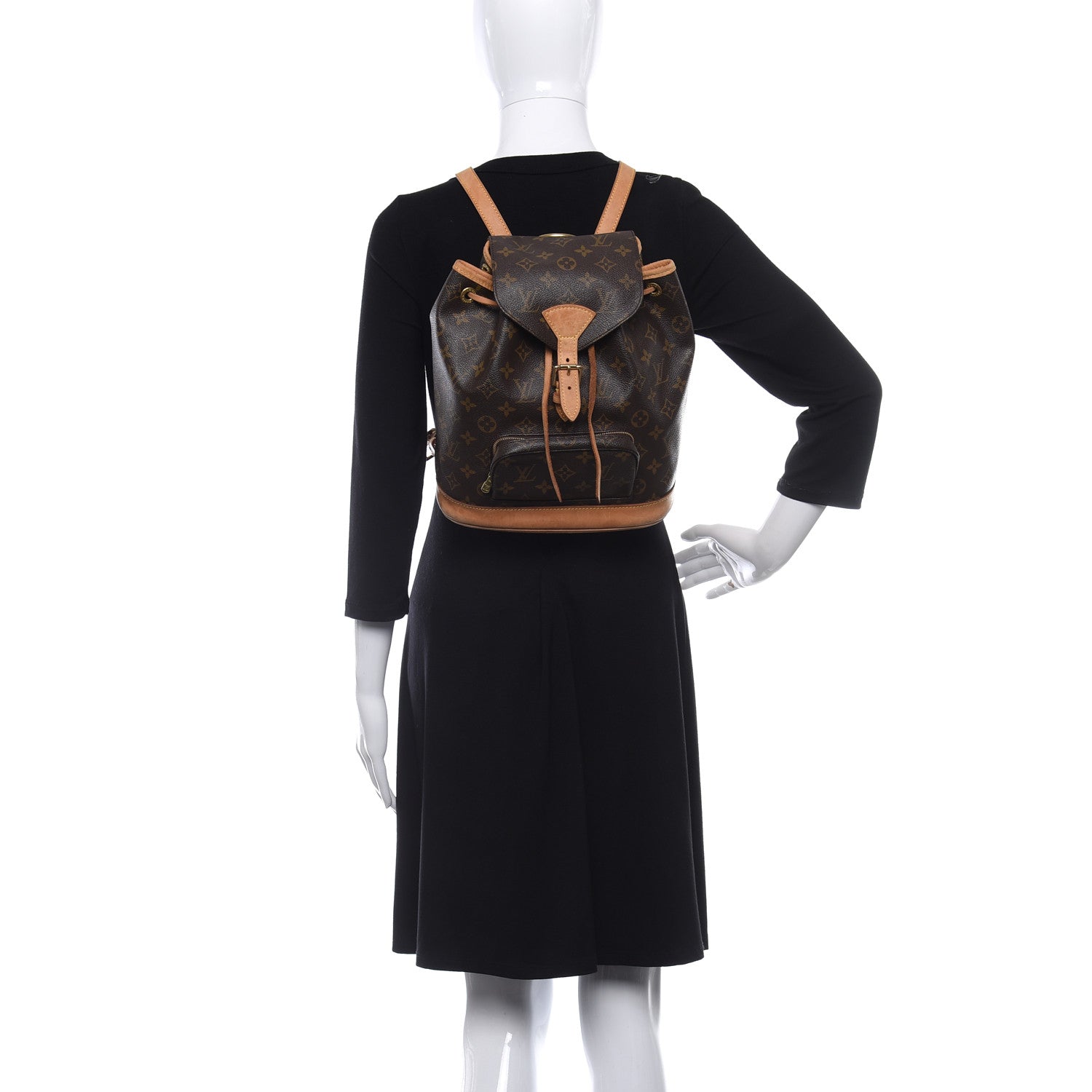 Louis Vuitton Monogram Montsouris MM Backpack 2 of 8