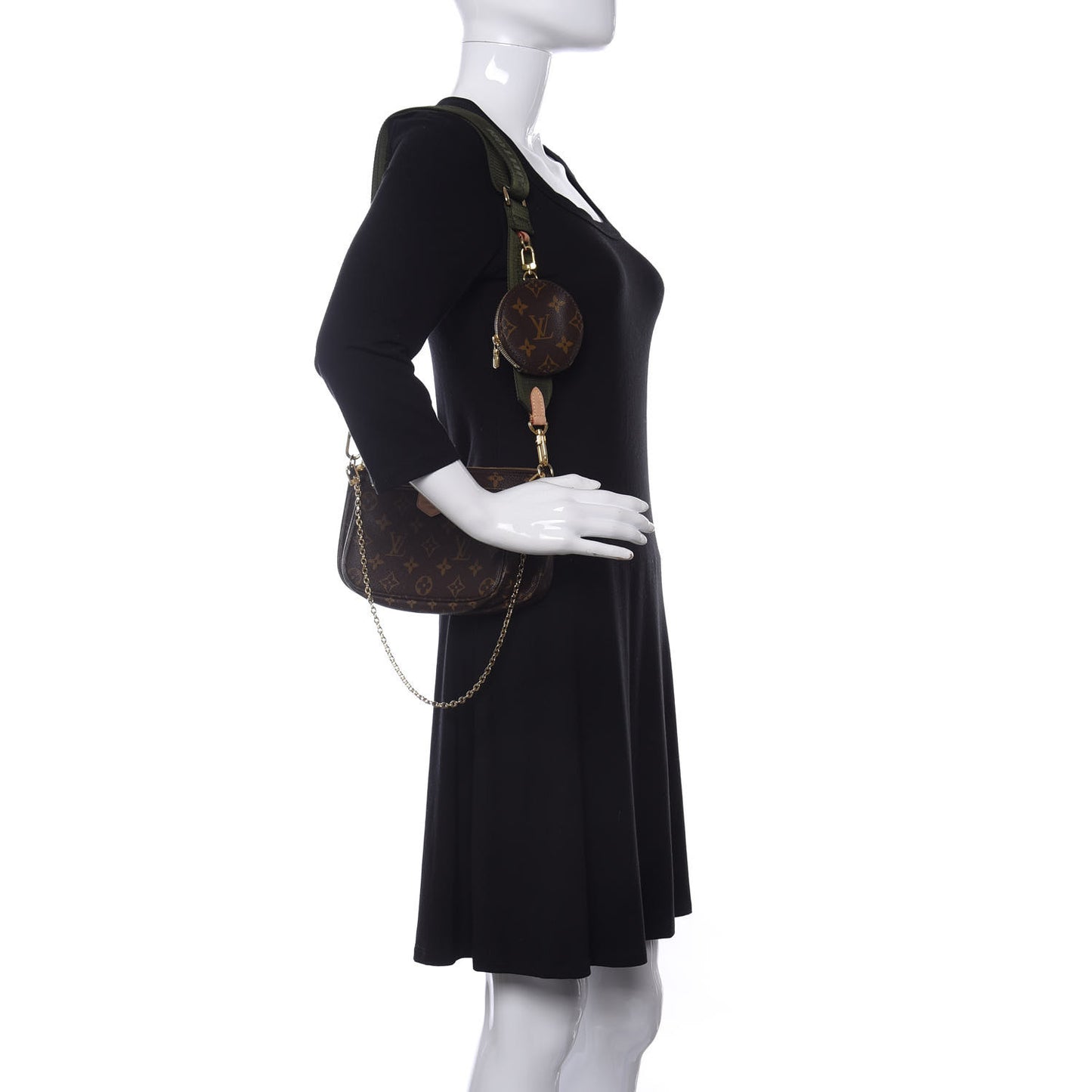 Monogram Multi Pochette Accessories Kaki