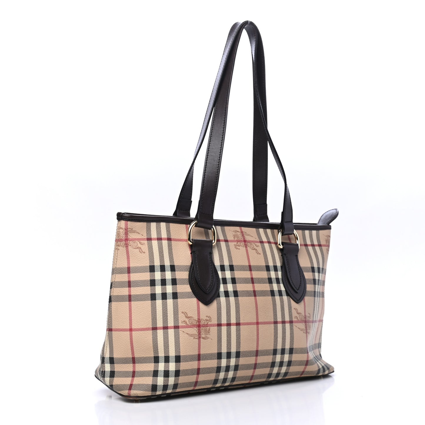 Haymarket Check Medium Regent Tote Chocolate