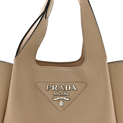 Prada Vitello Daino Soft Mini Dynamique Tote Sabbia 4 of 17