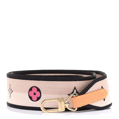 Louis Vuitton Jacquard Speedy Bandouliere 20 Shoulder Strap Black 1 of 4