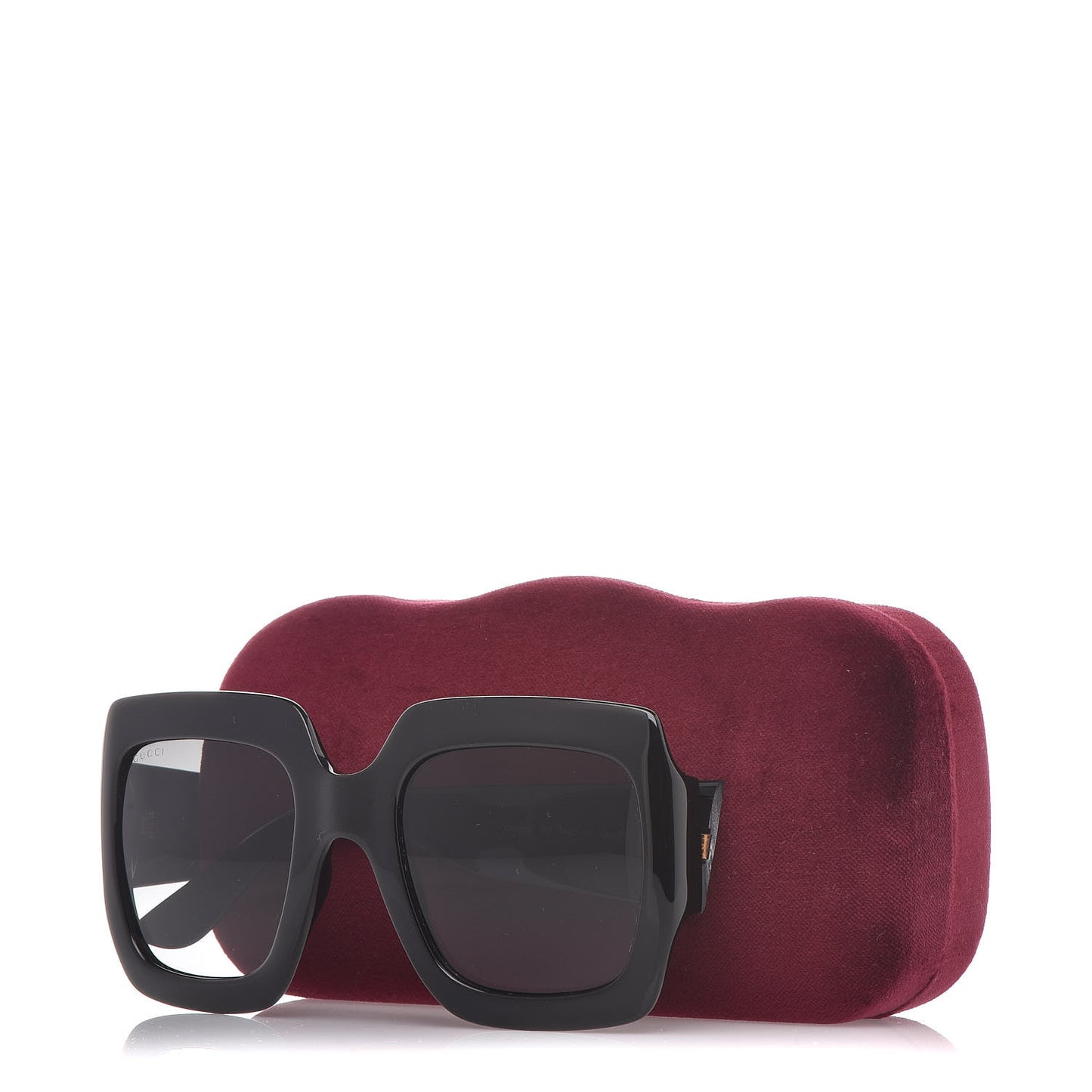 Acetate Square Frame Sunglasses GG 0053S Black