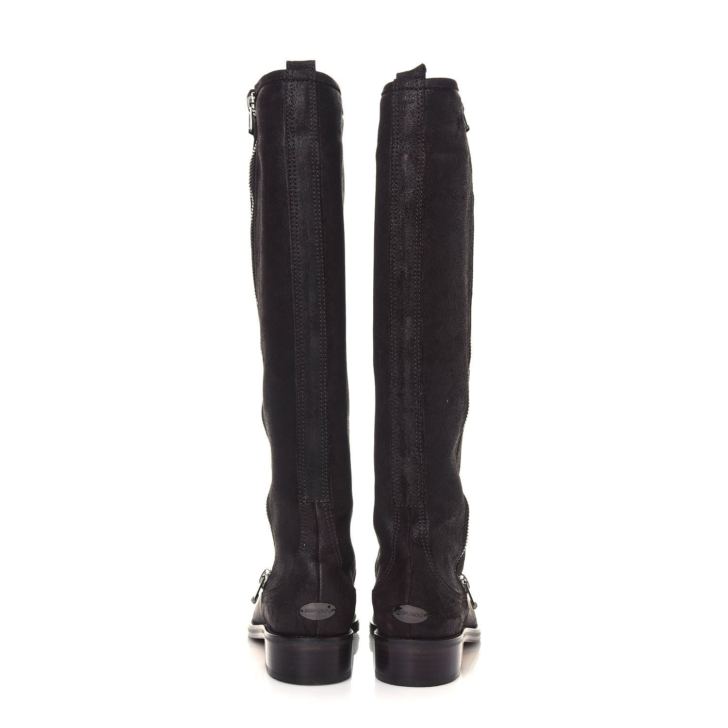 Jimmy Choo Suede Doreen Tall Boots 37 Brown 5 of 8