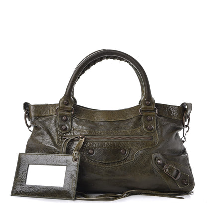 Balenciaga Chevre Classic Hardware First Olive 1 of 12