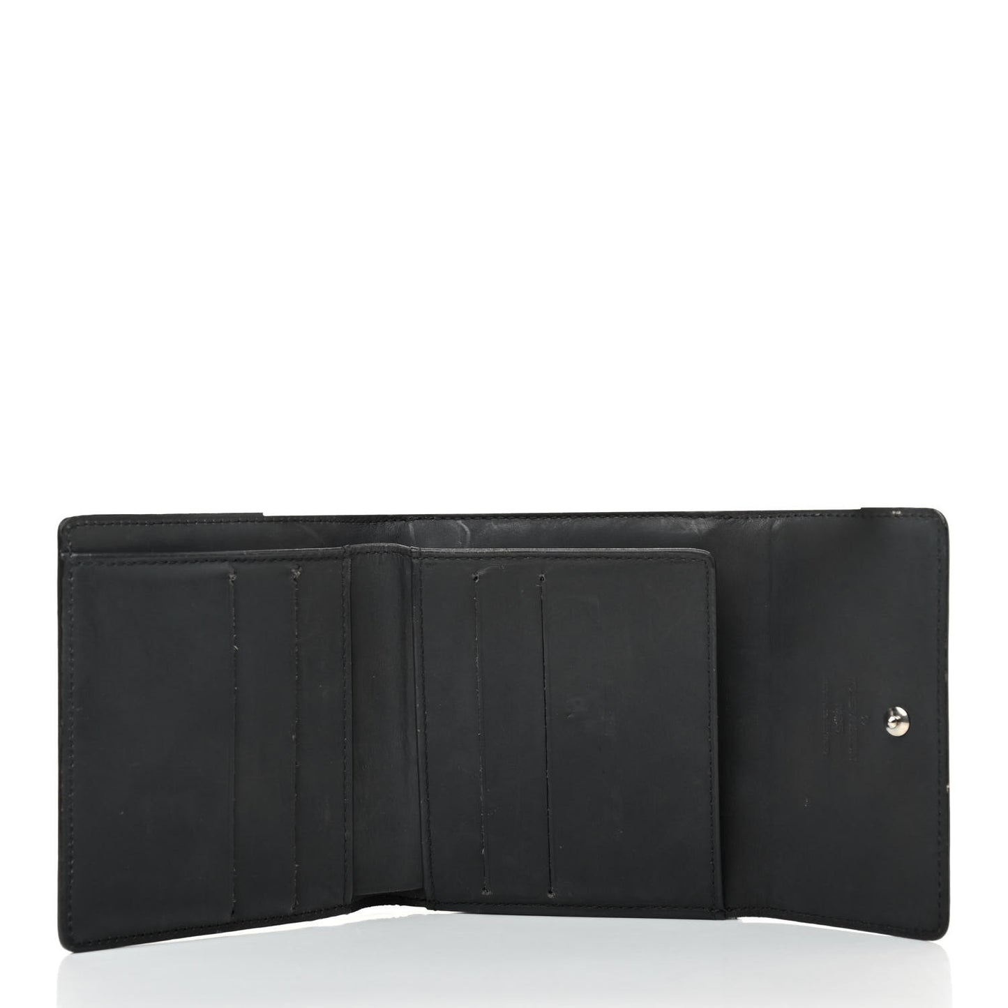 Mat Monogram Elise Wallet Black