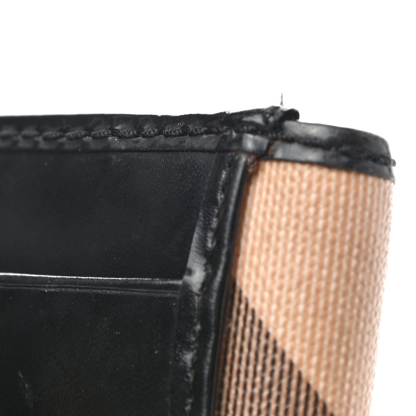 Nova Check Penrose Compact Wallet Black