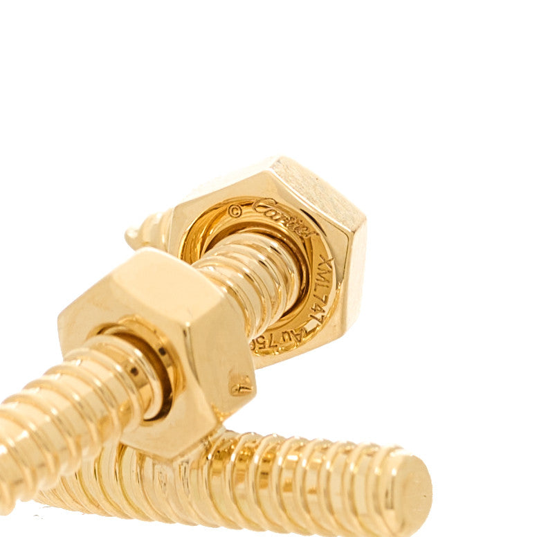 18K Yellow Gold Ecrou Single Right Earring