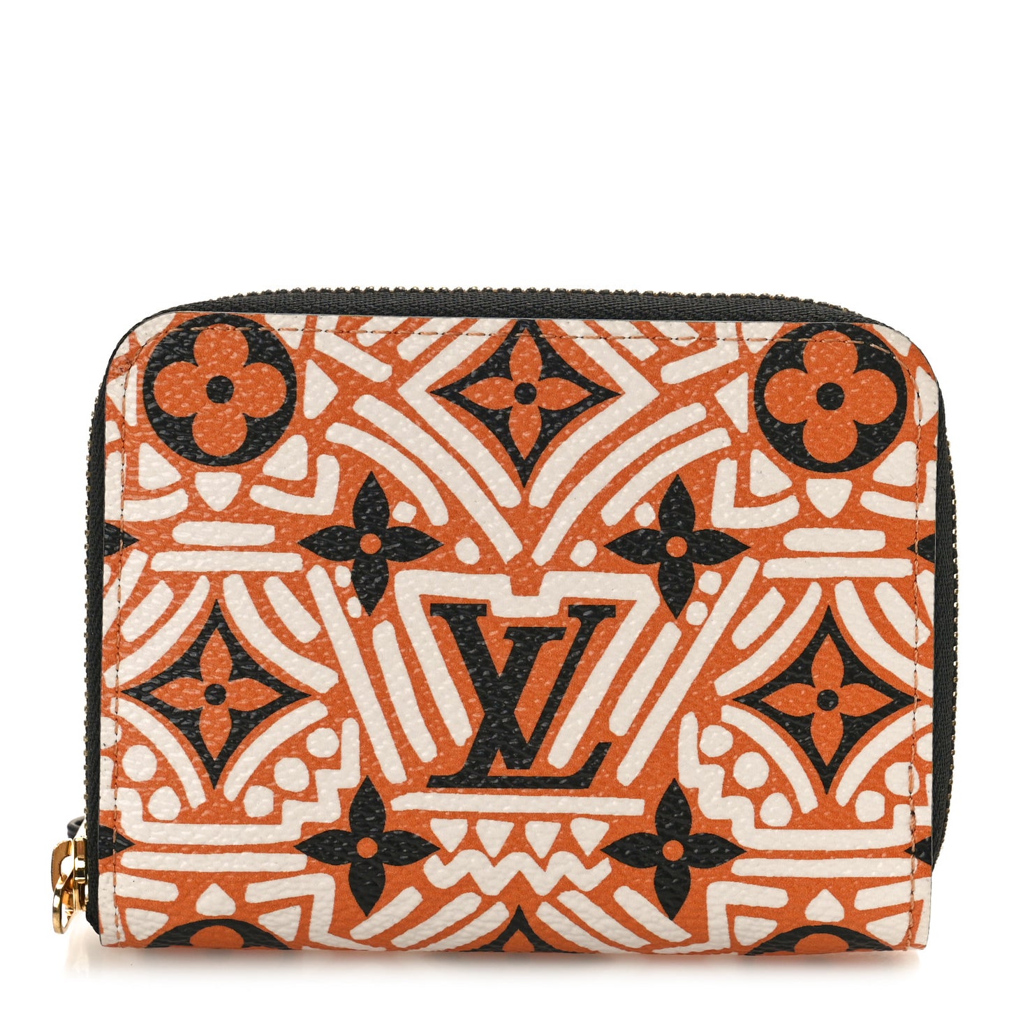 LOUIS VUITTON Monogram Giant Crafty Zippy Coin Purse Creme Caramel