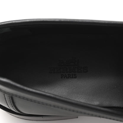 Hermes Calfskin Womens Hot Loafer 38 Black 7 of 7