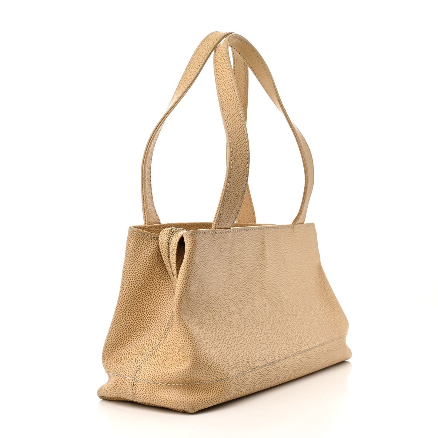 Caviar CC Shoulder Bag Beige